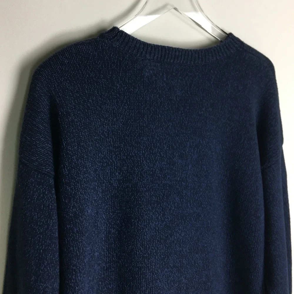 Vintage Chunky Abstract Color‎ Block Sweater L